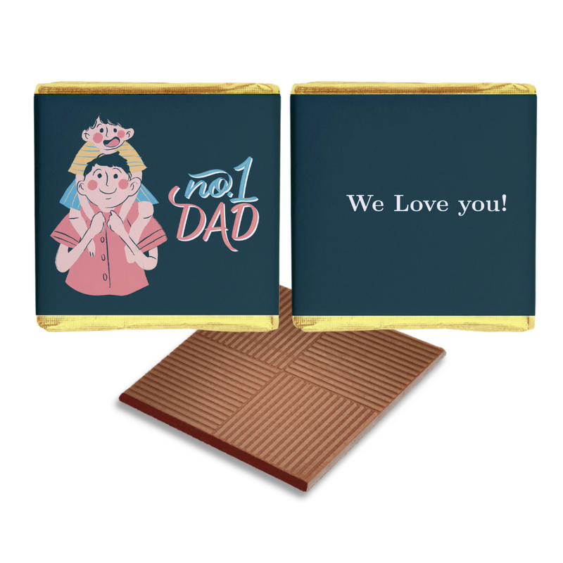 Loving Dad  Chocolate Favour