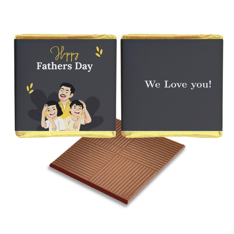 Simple Father's Day Chocolates Favour