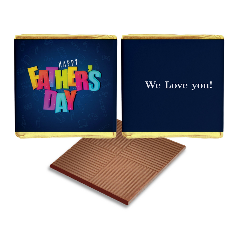 Blue for Dad Chocolate Gift