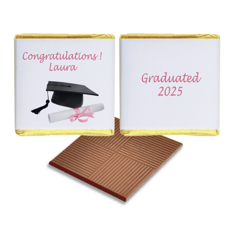 Graduation Day Celebration Favours in Pink