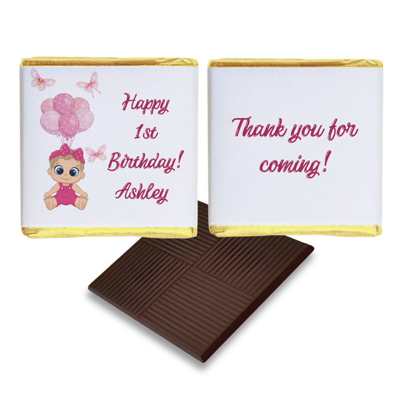 Baby Girl 1st Birthday Party Favours