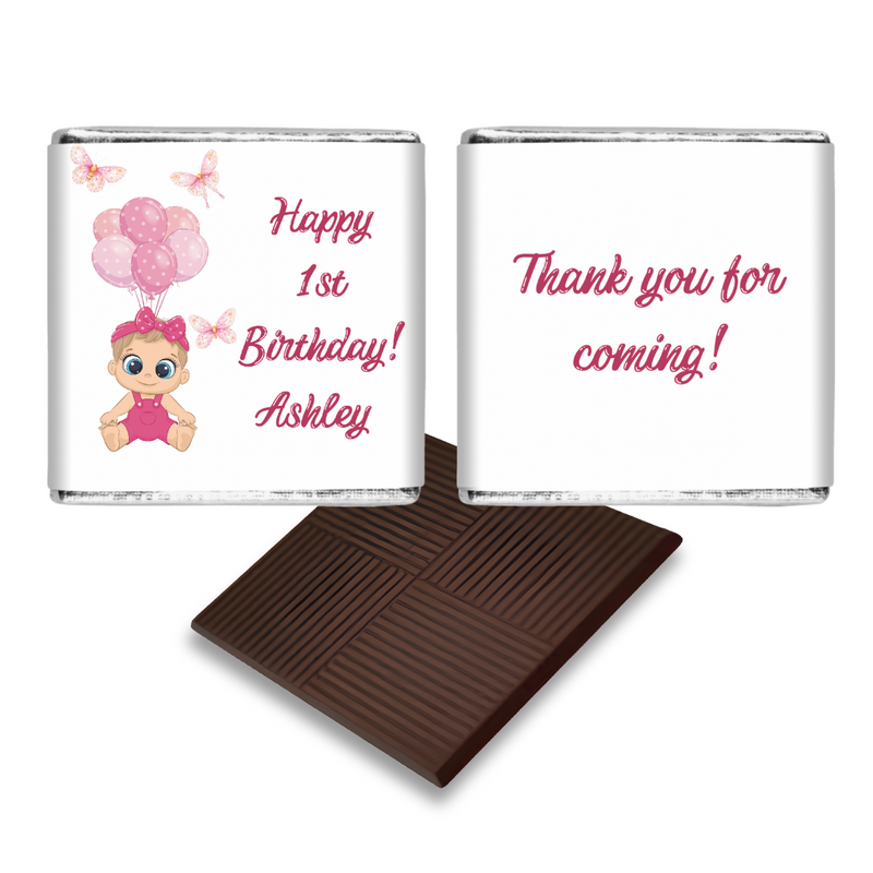 Baby Girl 1st Birthday Party Favours