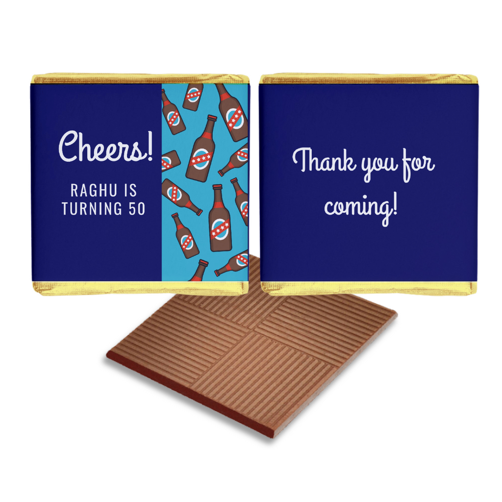 Beer Design for Him Birthday Party Favours