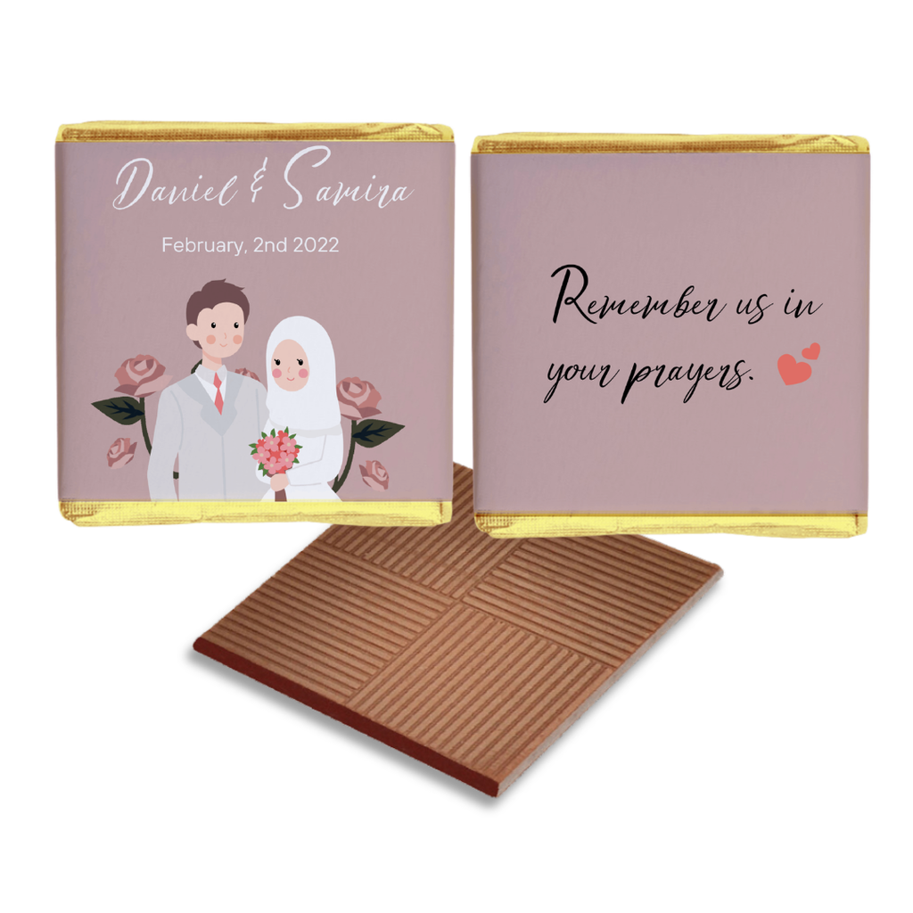 MUSLIM OR INDIAN MAN IN SUIT LAVANDER THEME WEDDING FAVOURS
