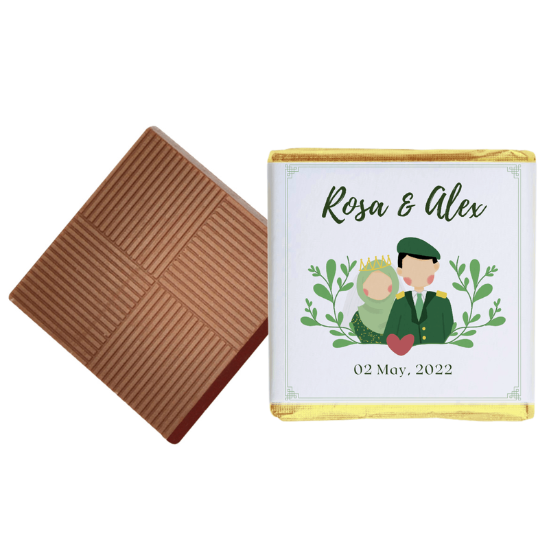 MUSLIM OR INDIAN GREEN WEDDING FAVOURS