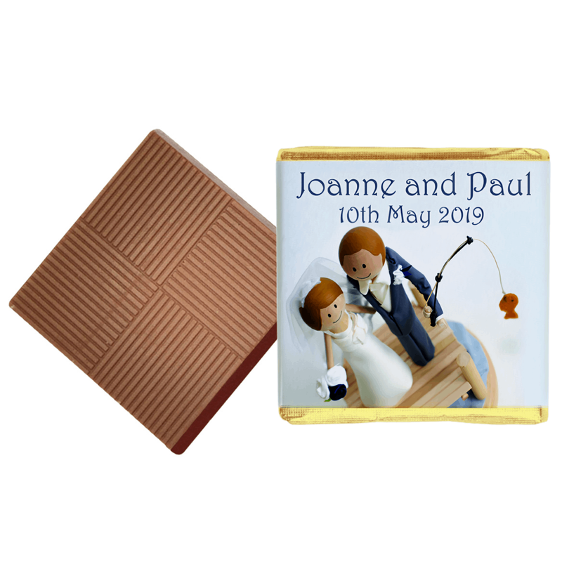 'Hooked' Fishing Themed Personalised Wedding Favours