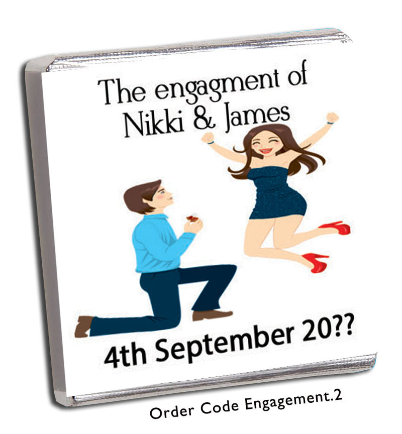 engagement themed party favour