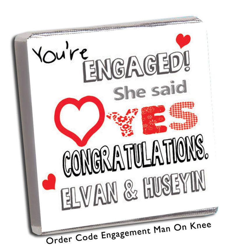 engagement themed party favour