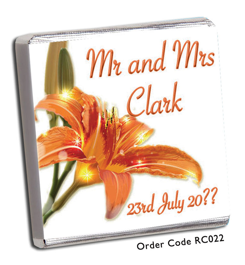 orange tropical flower