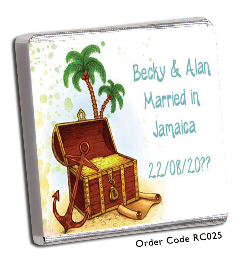 pirate treasure chest and an anchor