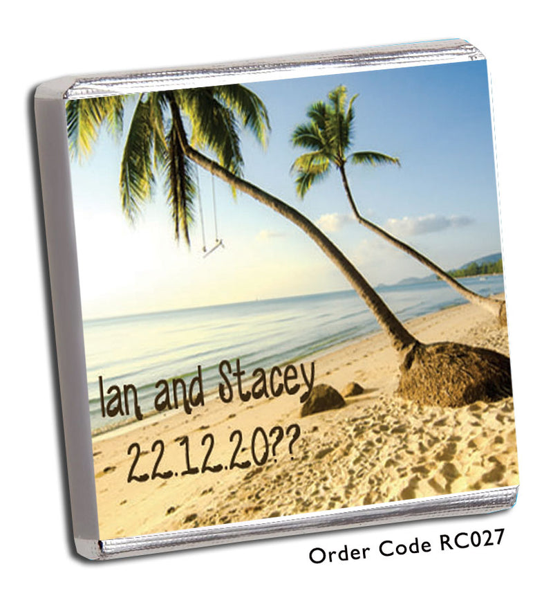 tropical beach scene