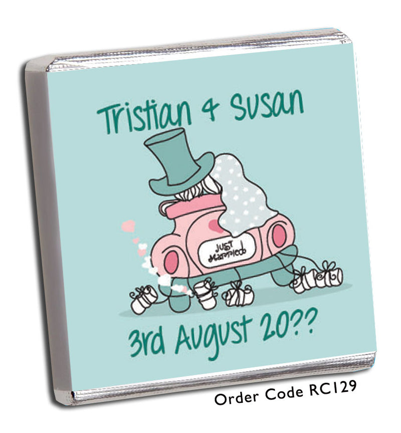 just married wedding favour