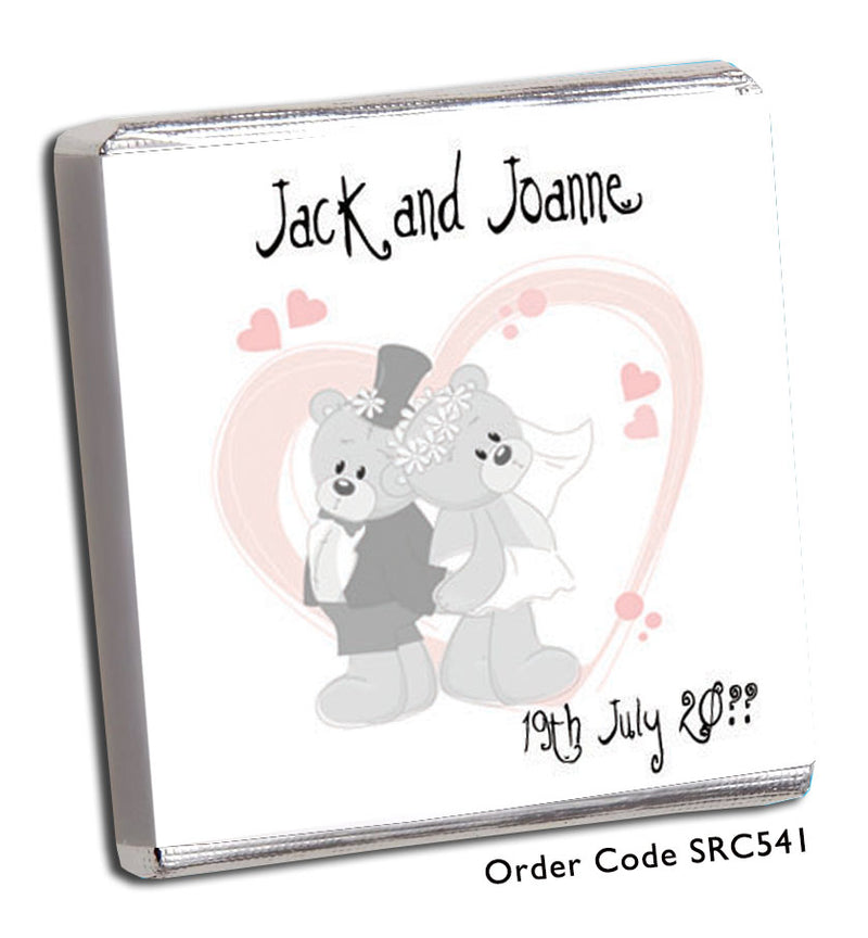 teddy bear themed wedding favour