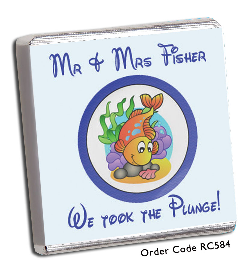 fish themed wedding favours