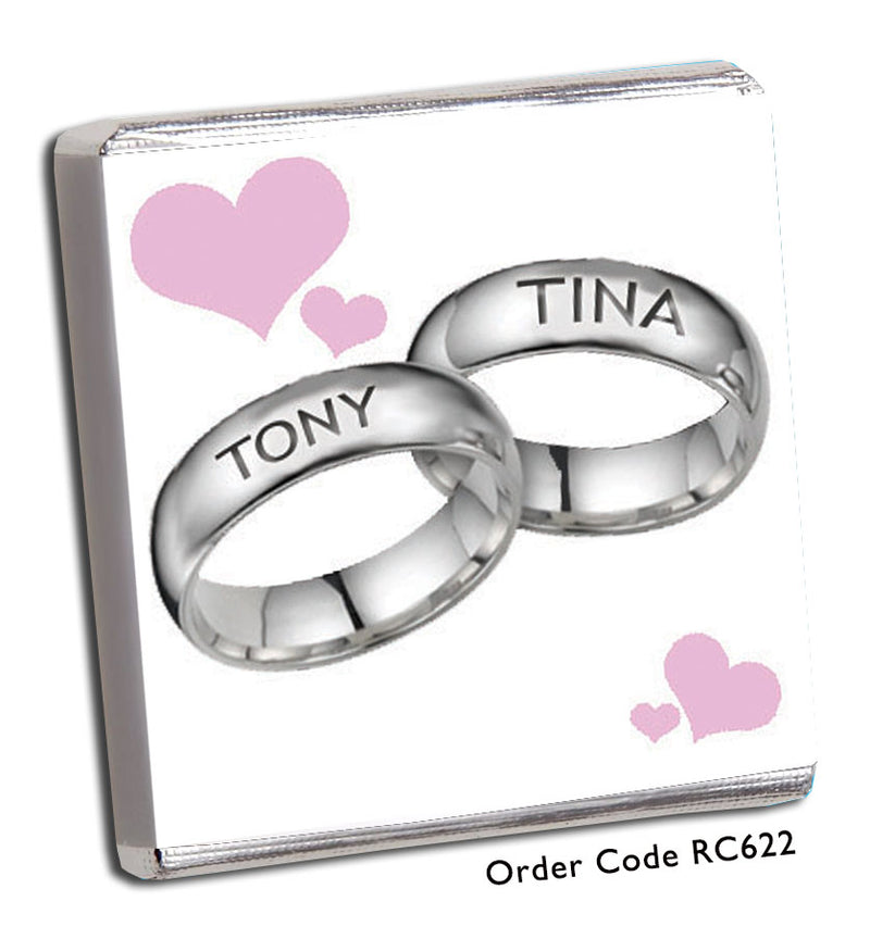 silver wedding rings favour design