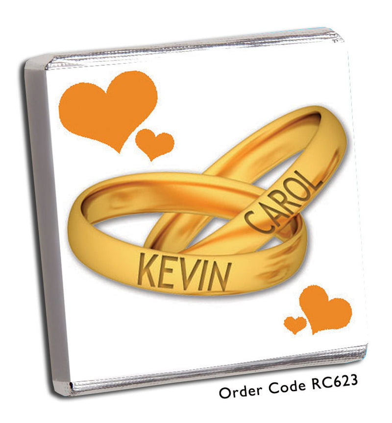 gold wedding rings wedding favour