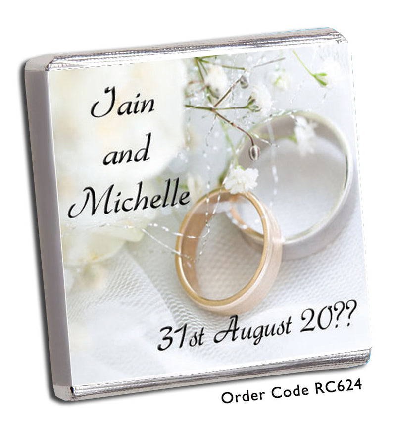 wedding ring themed wedding favour
