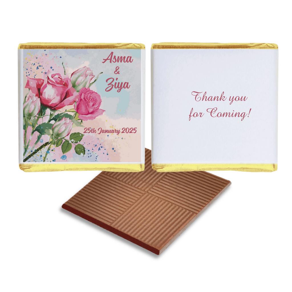 Roses Painting Wedding & Anniversary Favour