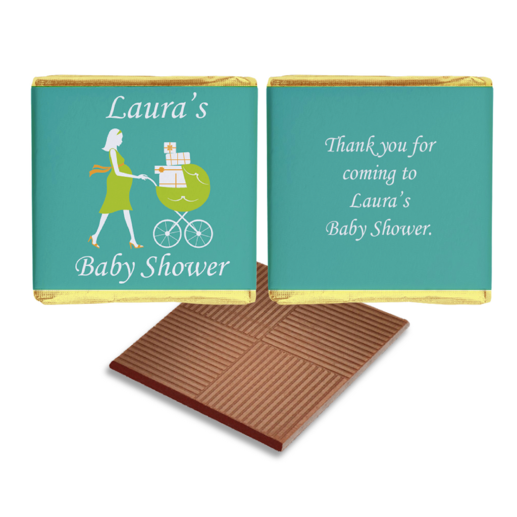 Mint Green Baby Shower Chocolates