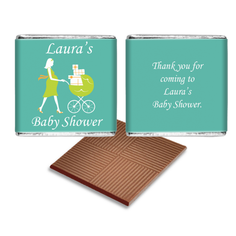 Mint Green Baby Shower Chocolates