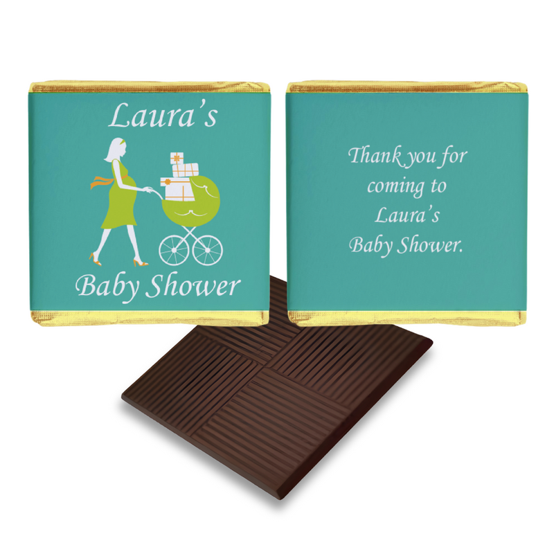 Mint Green Baby Shower Chocolates