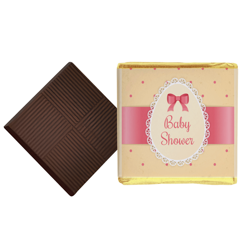 Bow Style Baby Shower Chocolates