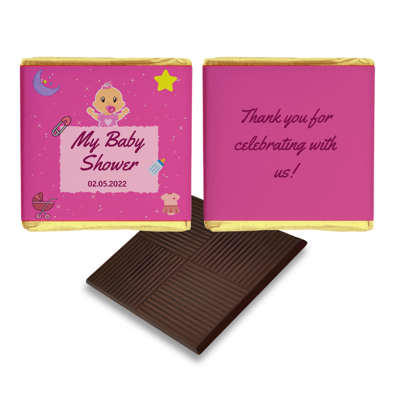 It's a Girl Baby Shower Chocolates