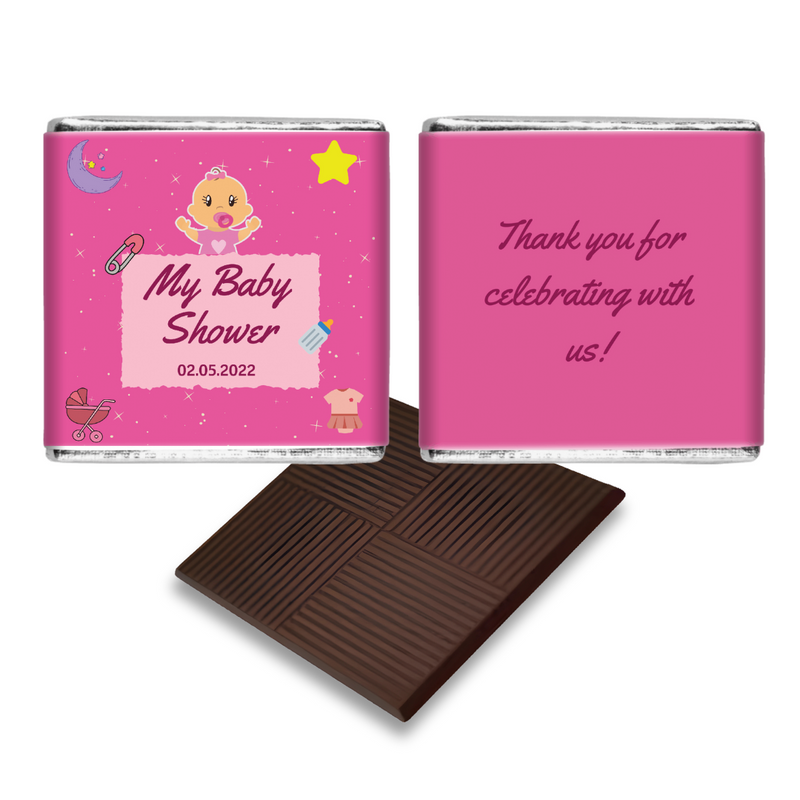 It's a Girl Baby Shower Chocolates