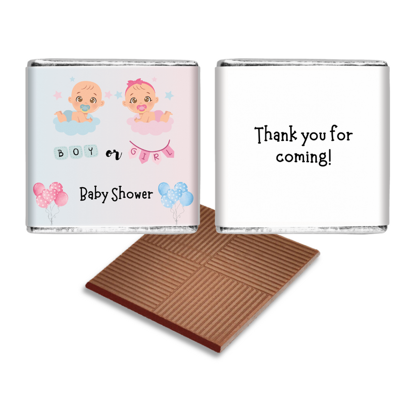 Boy or Girl Baby Shower Chocolates