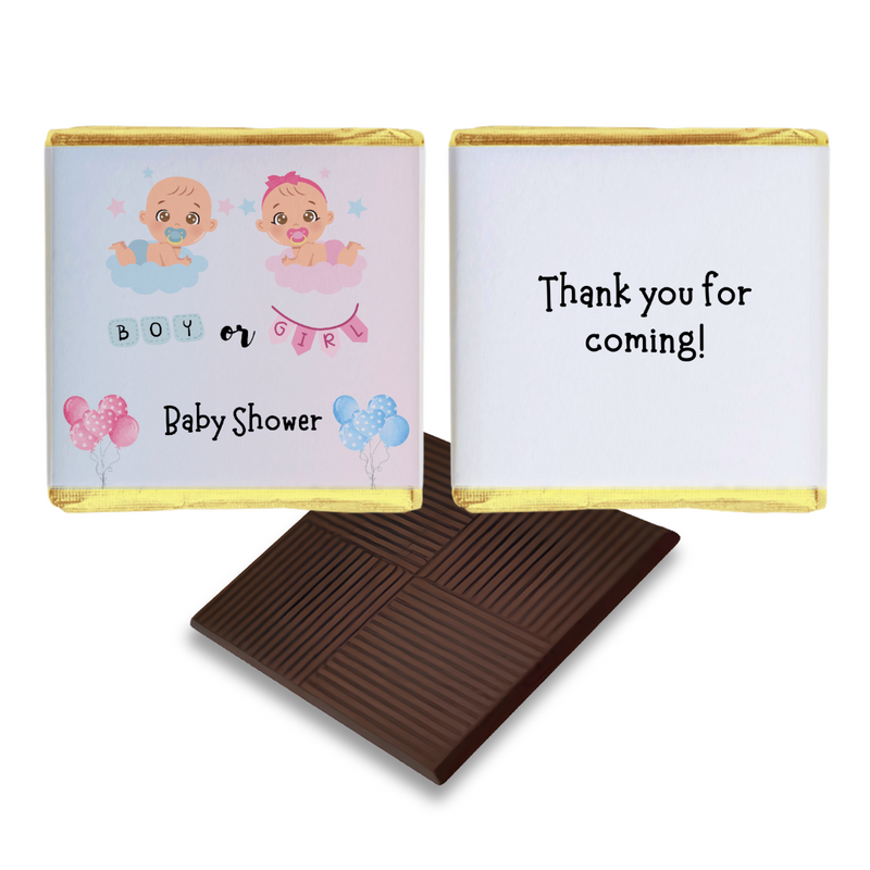 Boy or Girl Baby Shower Chocolates