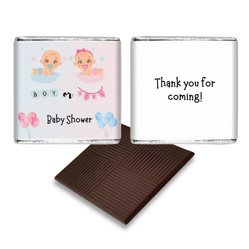 Boy or Girl Baby Shower Chocolates