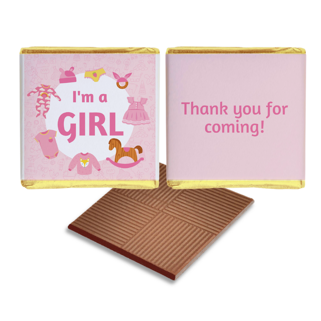 It's a Girl Baby Shower Chocolates