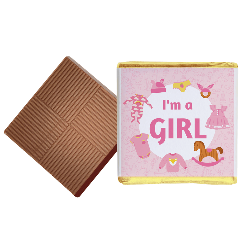 It's a Girl Baby Shower Chocolates