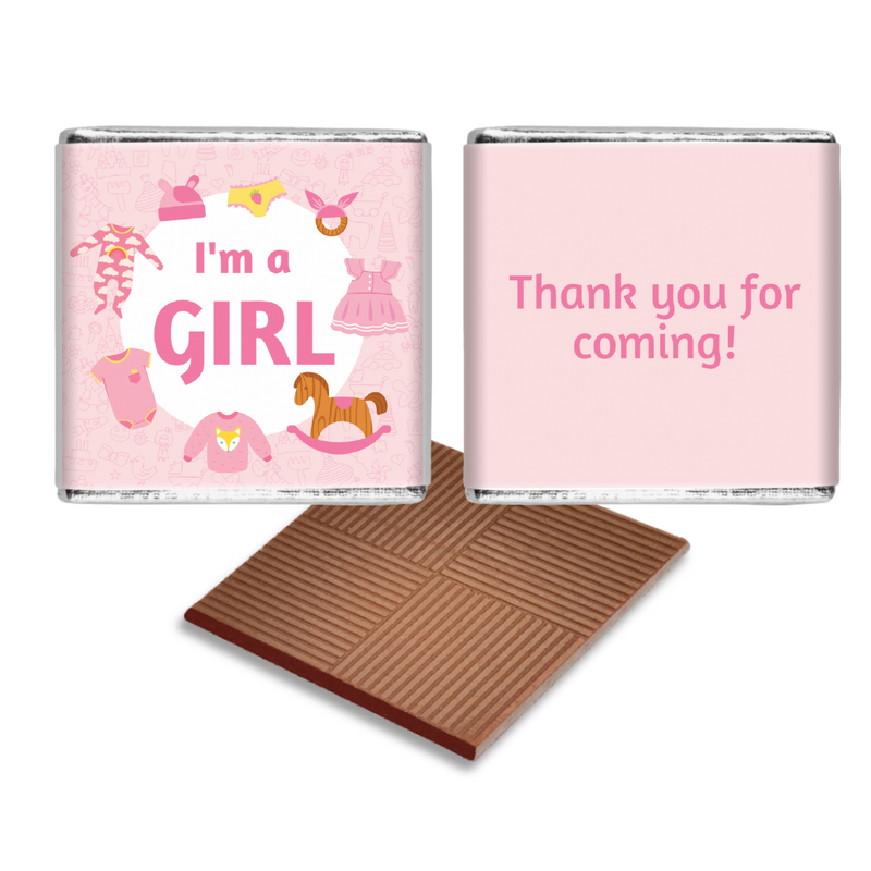 It's a Girl Baby Shower Chocolates