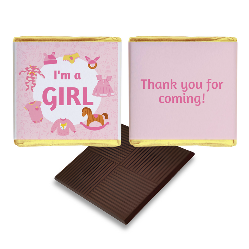 It's a Girl Baby Shower Chocolates