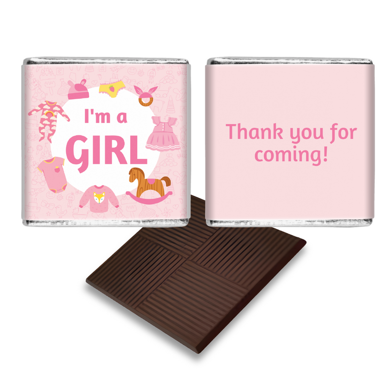 It's a Girl Baby Shower Chocolates