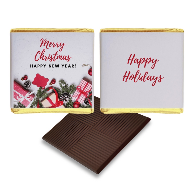 Christmas  Gift Themed Personalised Chocolates