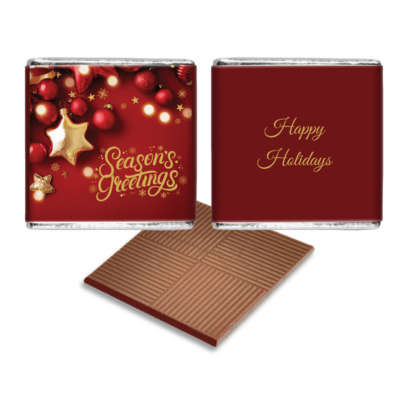 Seasons Greeting Personalised Chocolates