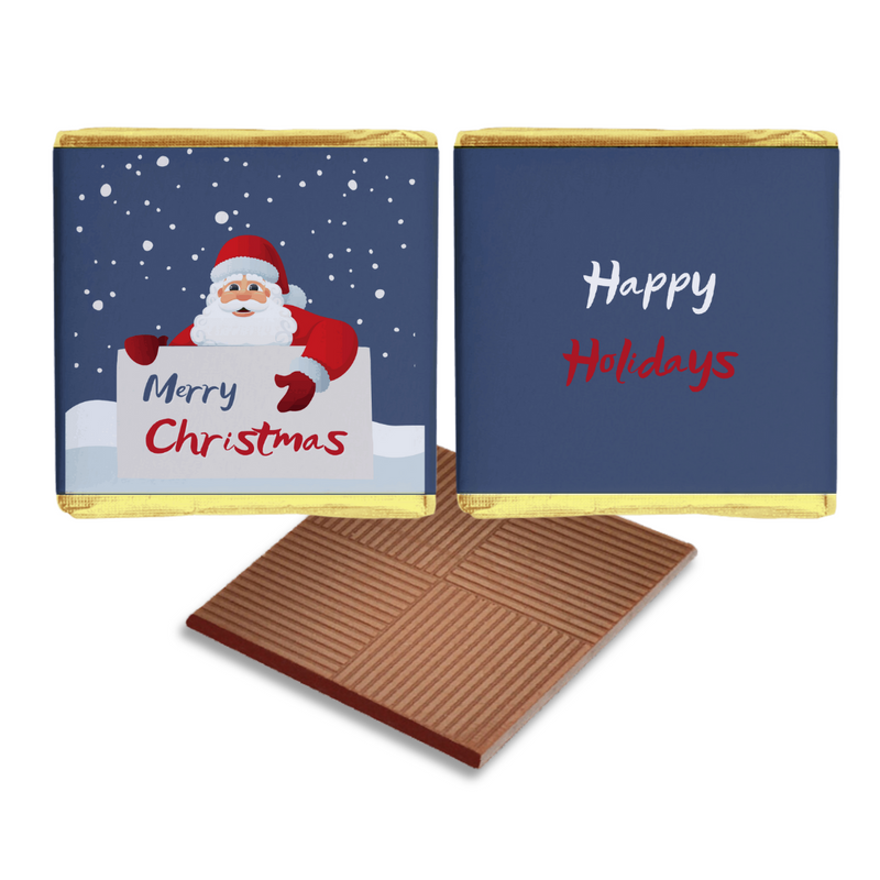 Santa's Snowy Christmas Personalised Chocolates