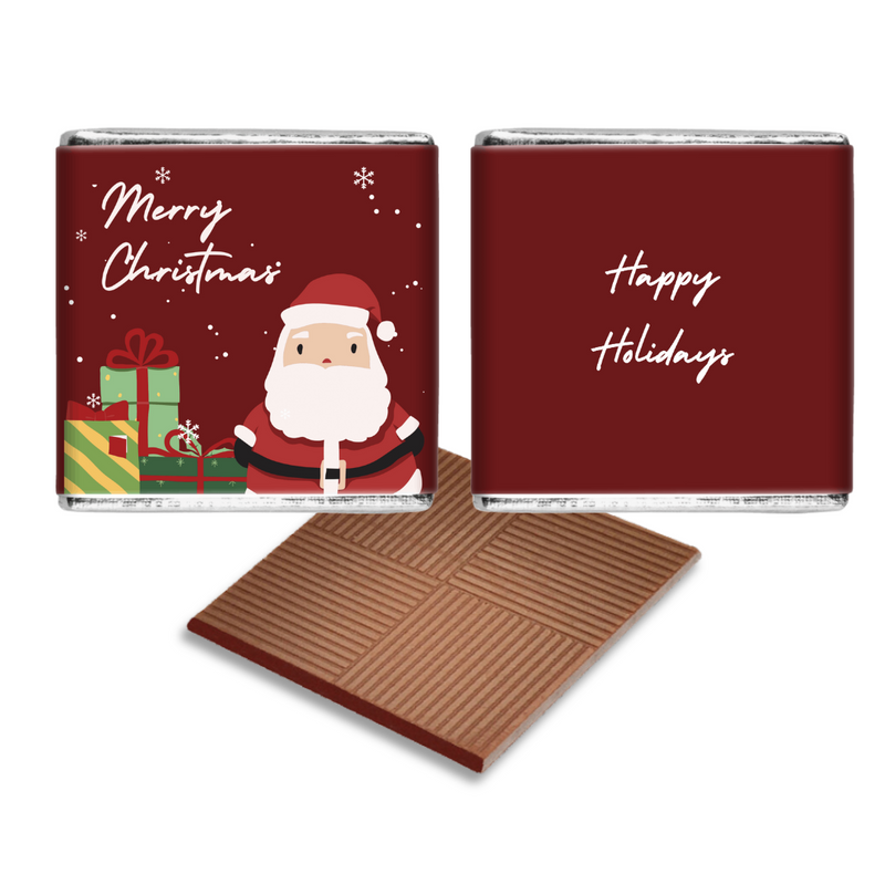 Merry Christmas Santa Personalised Chocolates