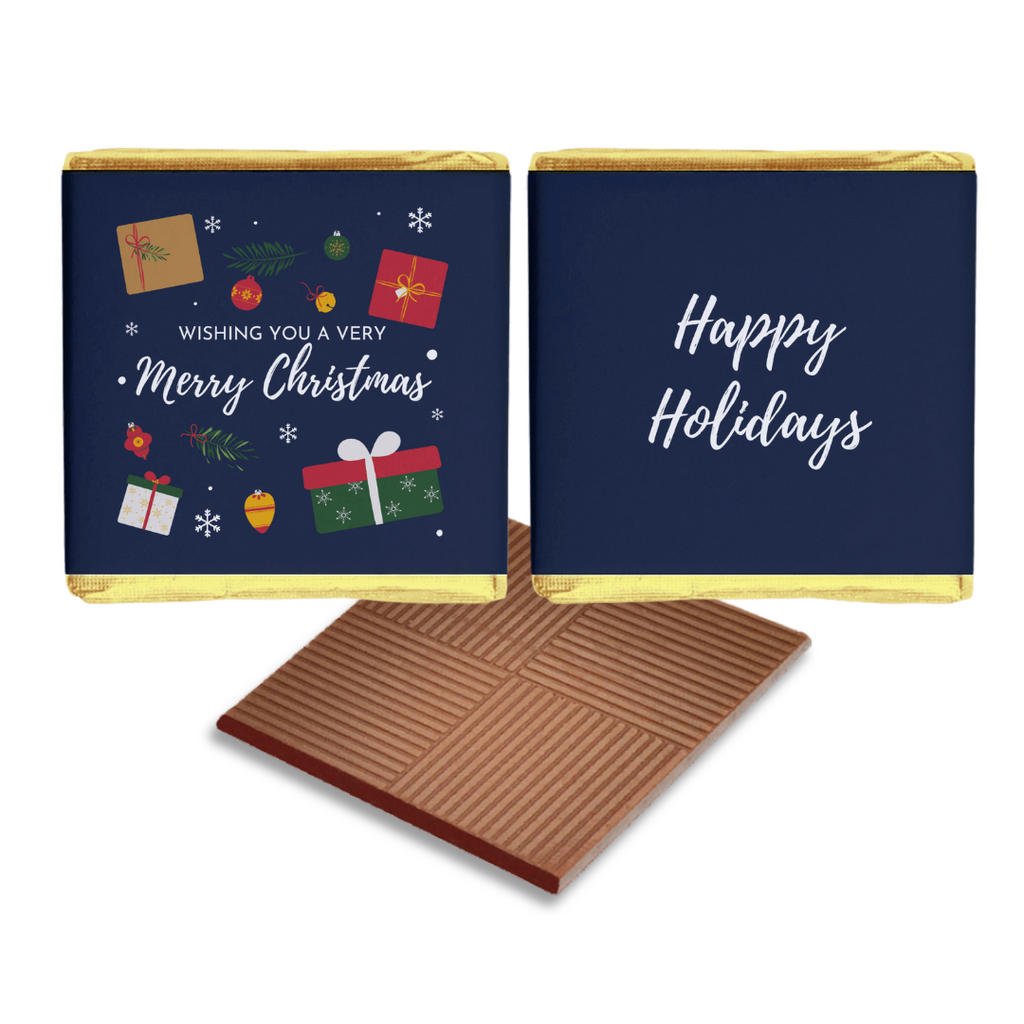 Christmas Gift Theme Personalised Chocolates