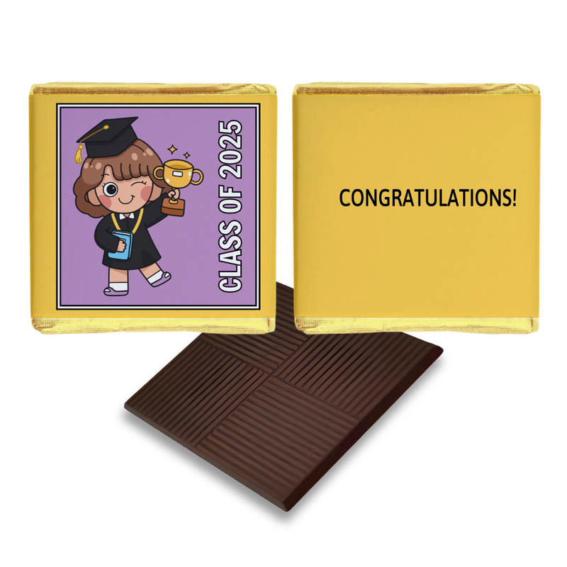 Girl Cartoon Graduation Favours