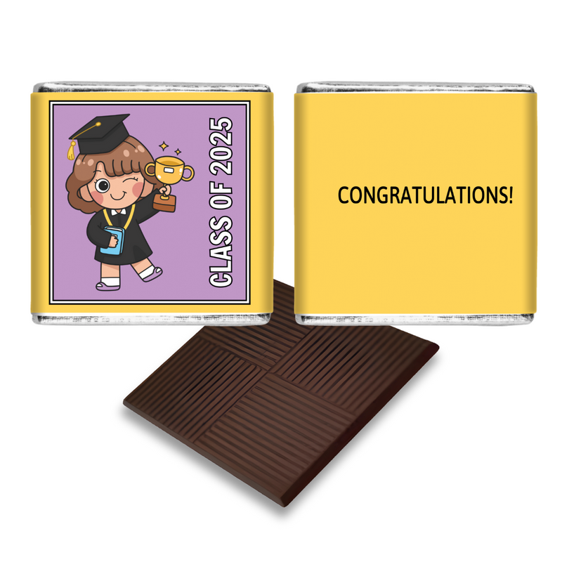 Girl Cartoon Graduation Favours