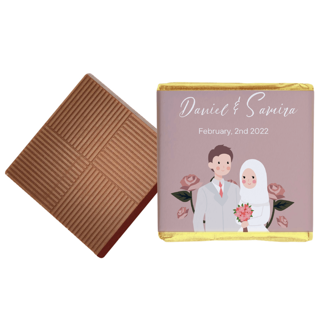 MUSLIM OR INDIAN MAN IN SUIT LAVANDER THEME WEDDING FAVOURS