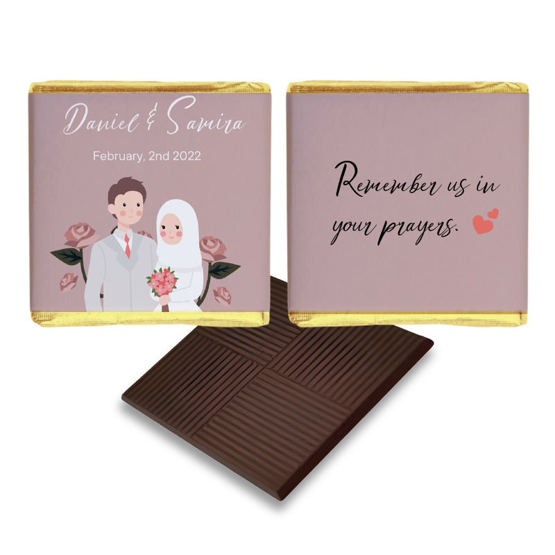 MUSLIM OR INDIAN MAN IN SUIT LAVANDER THEME WEDDING FAVOURS