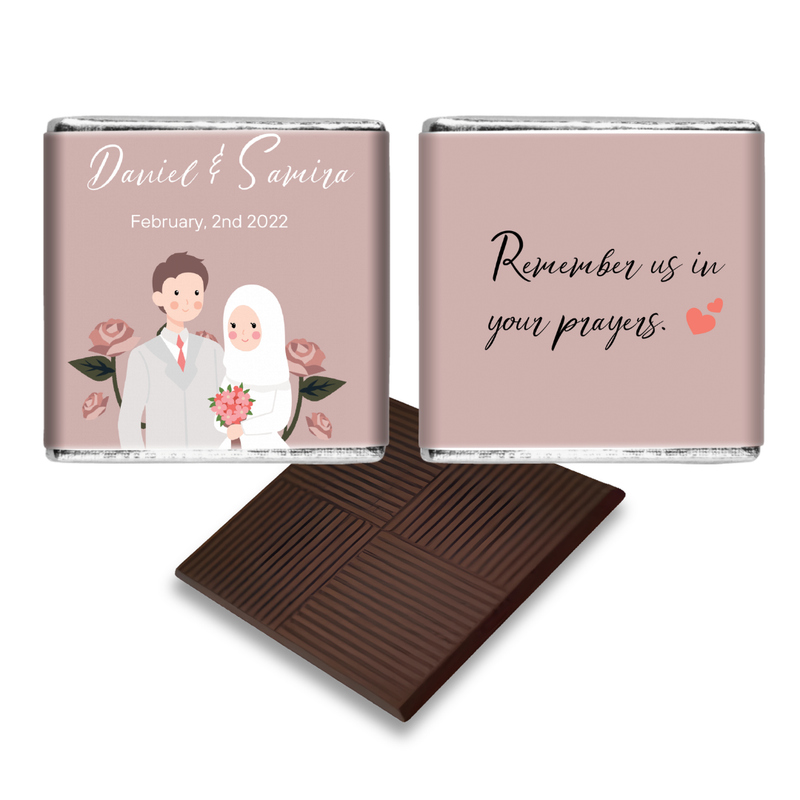 MUSLIM OR INDIAN MAN IN SUIT LAVANDER THEME WEDDING FAVOURS