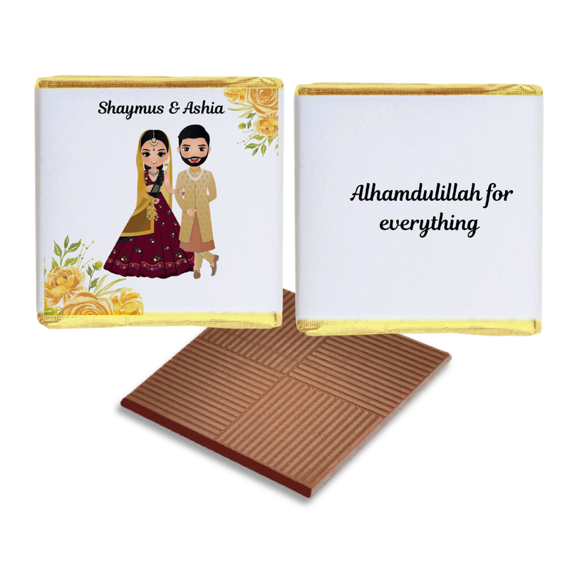 INDIAN RED AND GOLD THEME WEDDING FAVOURS