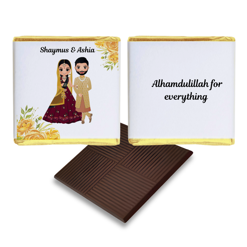 INDIAN RED AND GOLD THEME WEDDING FAVOURS