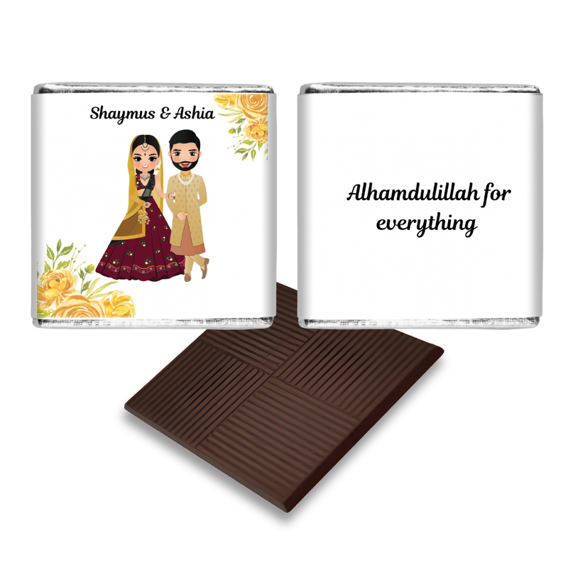 INDIAN RED AND GOLD THEME WEDDING FAVOURS