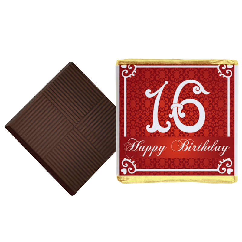 16th Birthday Chocolates